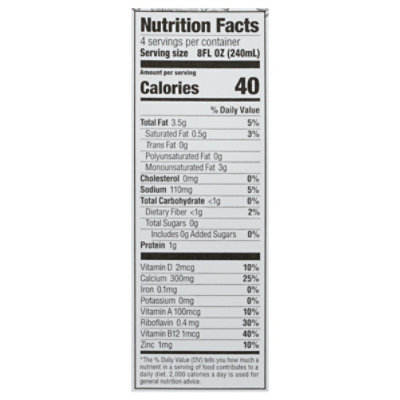 Milkadamia Macadamia Milk Unsweetened Vanilla 1 Quart - 32 Fl. Oz. - Image 4