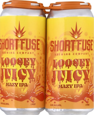 Short Fuse Loosey Juicy Hazy Ipa 4/16c - 4-16 Fl. Oz. - Image 2