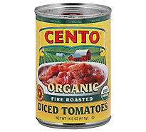 Cento Organic Tomatoes Diced Fire Roasted - 14.5 Oz