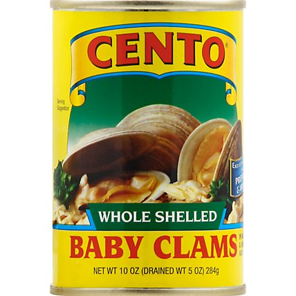Cento Clams Baby Whole Shelled - 10 Oz - Image 2
