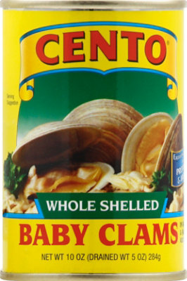 Cento Clams Baby Whole Shelled - 10 Oz - Image 2