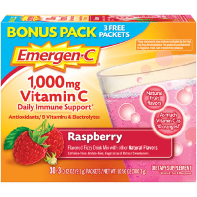 Emergen C Raspberry Raspberry - Each - Image 1