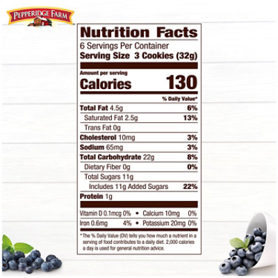 Pepperidge Farm Verona Blueberry Thumbprint Cookies - 6.75 Oz - Image 4