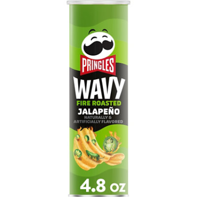 Pringles Potato Crisps Wavy Fire Roasted Jalapeno - 5.2 Oz - Image 2