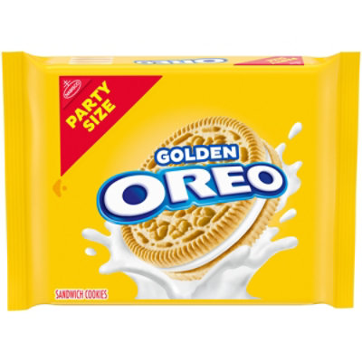 OREO Cookie Sandwich Golden Party Size - 25.5 Oz