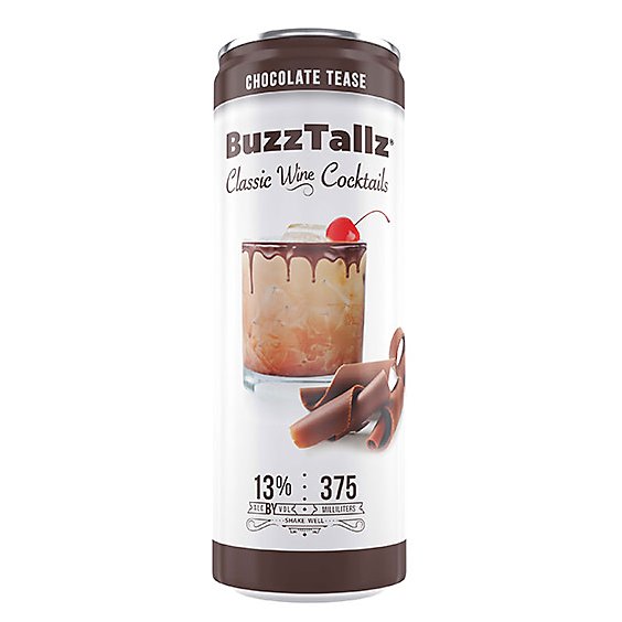 Buzz Tallz Chocolate Tease Can Wine - 4-375 Ml