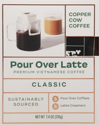 Copper Cow Coffee Coffee Kit Vietnamese Portable Pour Over 5 Count - 9 Oz - Image 2