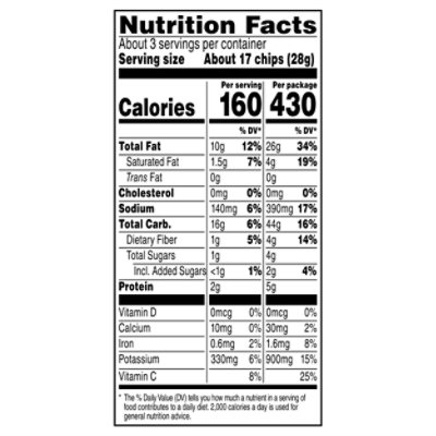 Lays Potato Chips Fiery Habanero - 2.75 Oz - Image 3