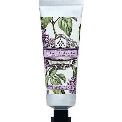 Aromas Artesanales De Antigua Hand Cream Luxury Lilac Blossom - 2 Fl. Oz. - Image 2