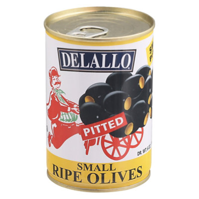 DeLallo Olives Ripe Small Pitted - 6 Oz - Image 3