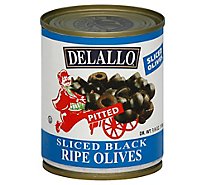 DeLallo Olives Ripe Small Pitted - 6 Oz