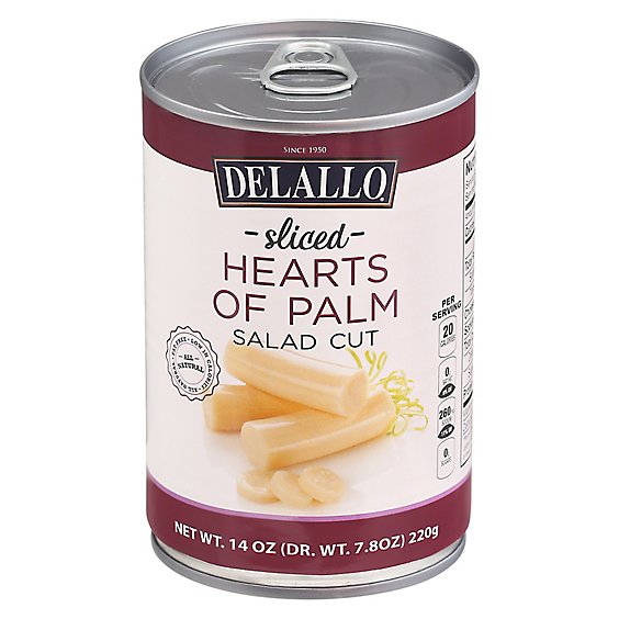 DeLallo Heart Of Palm Salad Cut - 14.1 Oz