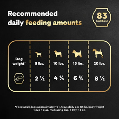 Cesar Wholesome Bowls Beef Chicken Carrots And Purple Potatoes Recipe Adult Wet Dog Food - 3 Oz - Image 3