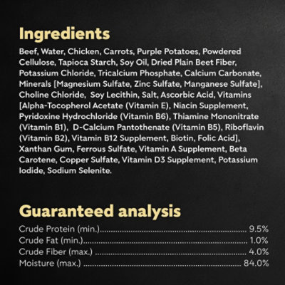 Cesar Wholesome Bowls Beef Chicken Carrots And Purple Potatoes Recipe Adult Wet Dog Food - 3 Oz - Image 4