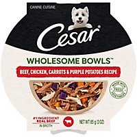 Cesar Beef Chicken Purple Potatoes and Carrots Recipe Wet Dog Food - 12.7 Oz - Image 1