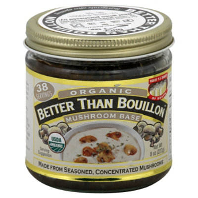 Better Than Bouillon Premium Roasted Garlic Base, Made with Seasoned  Roasted Garlic, 38 Servings Per Jar, 8 Ounce (Pack of 2)