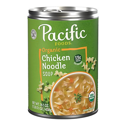 Pacific Foods Organic Chicken Noodle Soup - 16.10 Oz. - Image 2