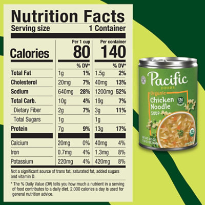 Pacific Foods Organic Chicken Noodle Soup - 16.1 Oz - Image 4