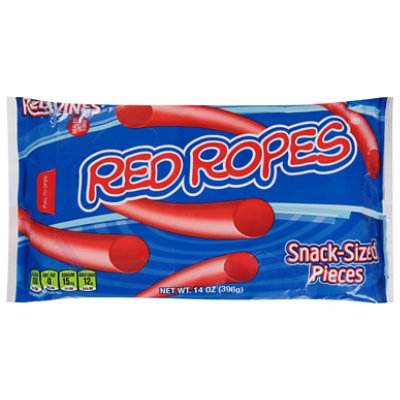 Red Vines Red Ropes Candy Snack Sized Licorice Pieces Bag - 14 Oz