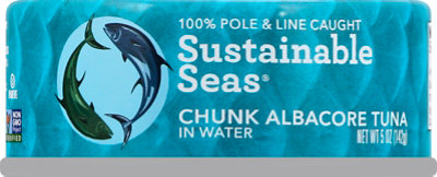 Sustainab Tuna Albacore Chunk Water - 5 Oz - Image 2