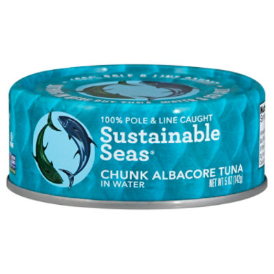 Sustainab Tuna Albacore Chunk Water - 5 Oz