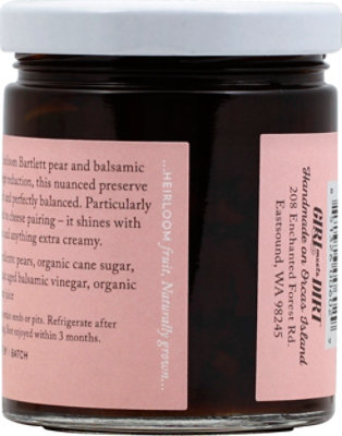 Girl Meets Dirt Pear Balsamic Preserves - 7.75 Oz - Image 3
