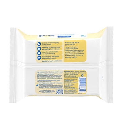 Johnsons Baby Hand And Face Wipes - 25 Count - Image 4