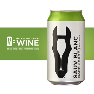 Dark Horse Sauvignon Blanc White Wine In Can - 375 Ml - Image 5
