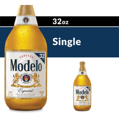 Modelo Especial 4.4% ABV Lager Mexican Beer Bottle - 32 Fl. Oz. - Image 1