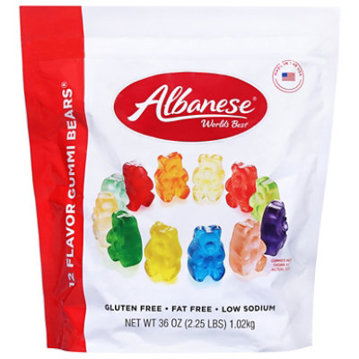 Albanese Gummi Bears 12 Flavors - 36 Oz - Image 1