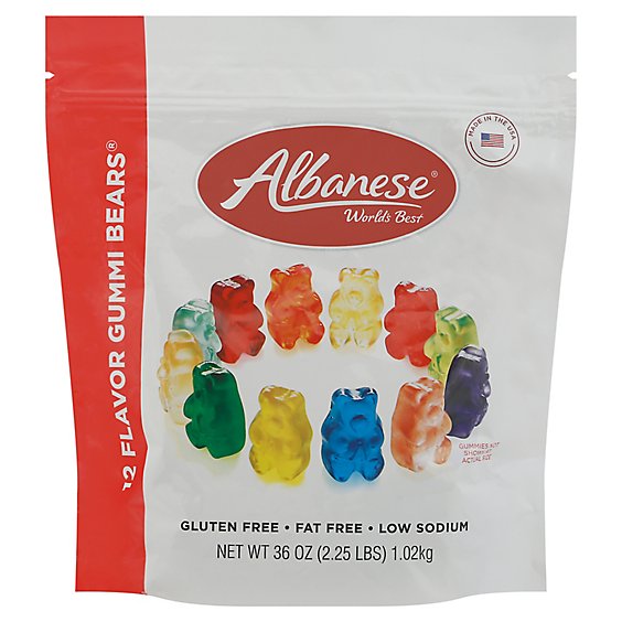 Albanese Gummies 12 Flavors - 36 Oz