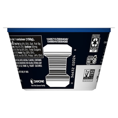 Oikos Triple Zero Blueberry Greek Yogurt - 5.3 Oz - Image 2