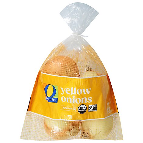 O Organics Organic Onions Yellow Prepacked Bag - 2 Lb