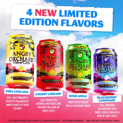 Angry Orchard Party Pack Seasonal Variety Hard Cider Cans - 12-12 Fl. Oz. - Image 2