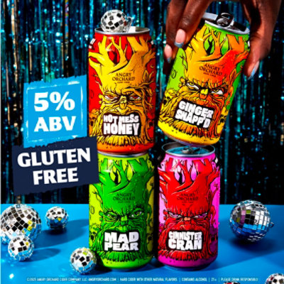 Angry Orchard Party Pack Seasonal Variety Hard Cider Cans - 12-12 Fl. Oz. - Image 5