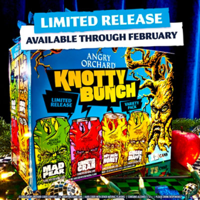 Angry Orchard Party Pack Seasonal Variety Hard Cider Cans - 12-12 Fl. Oz. - Image 6