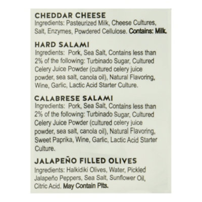 Olli Salami Cheddar Jalapeno Olive Antipasto - 12 Oz - Image 5