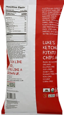 Lukes Organic Kettle Chip Mustard Ketchup - 4 Oz - Image 3