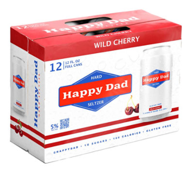 Happy Dad Wild Cherry - 12-12 Fl. Oz. - Image 1