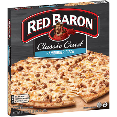 Red Baron Pizza Classic Crust Hamburger - 21.95 Oz - Image 1