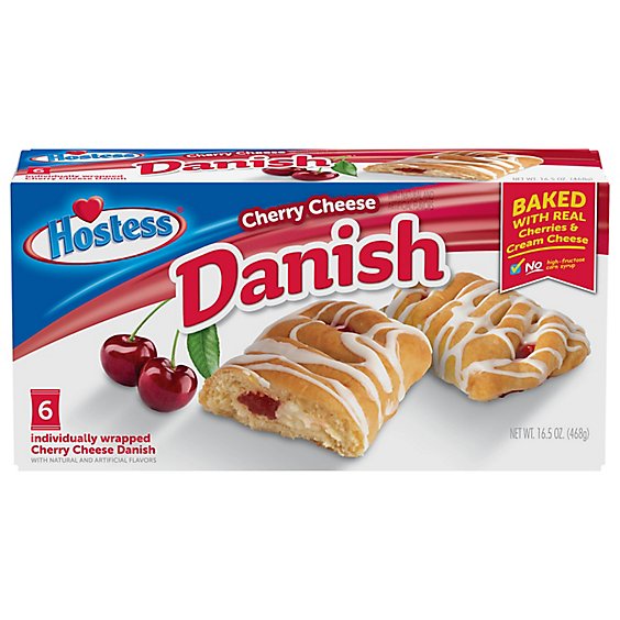 Hostess Round Cherry Cheese Danish - 16.50 Oz