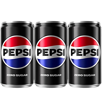 Pepsi Zero Sugar - 6-7.5 Fl. Oz. - Image 1
