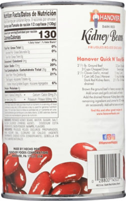 Hanover Dark Red Kidney Beans - 40 Oz - Image 6