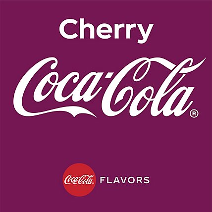 Coca-Cola Soda Pop Flavored Cherry - 6-16.9 Fl. Oz. - Image 2