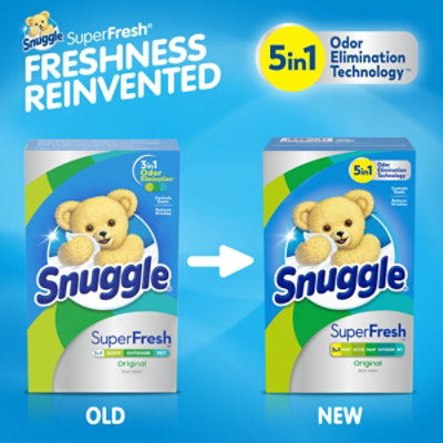 Snuggle SuperFresh Original Fabric Softener Dryer Sheets - 200 Count - Image 2