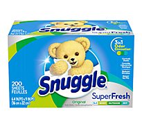 Snuggle SuperFresh Original Fabric Softener Dryer Sheets - 200 Count