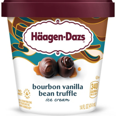 Haagen-Dazs Ice Cream Spirits Bourbon Vanilla Bean Truffle - 14 Fl. Oz. - Image 3