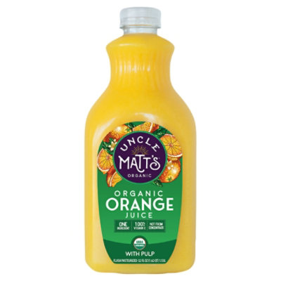 Uncle Mat Juice Orange W Pulp - 52 Oz - Image 3