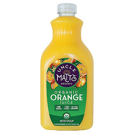 Uncle Mat Juice Orange W Pulp - 52 Oz