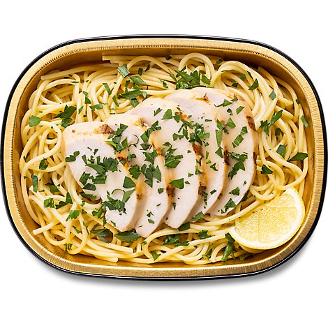 Lemon Chicken With Spaghetti